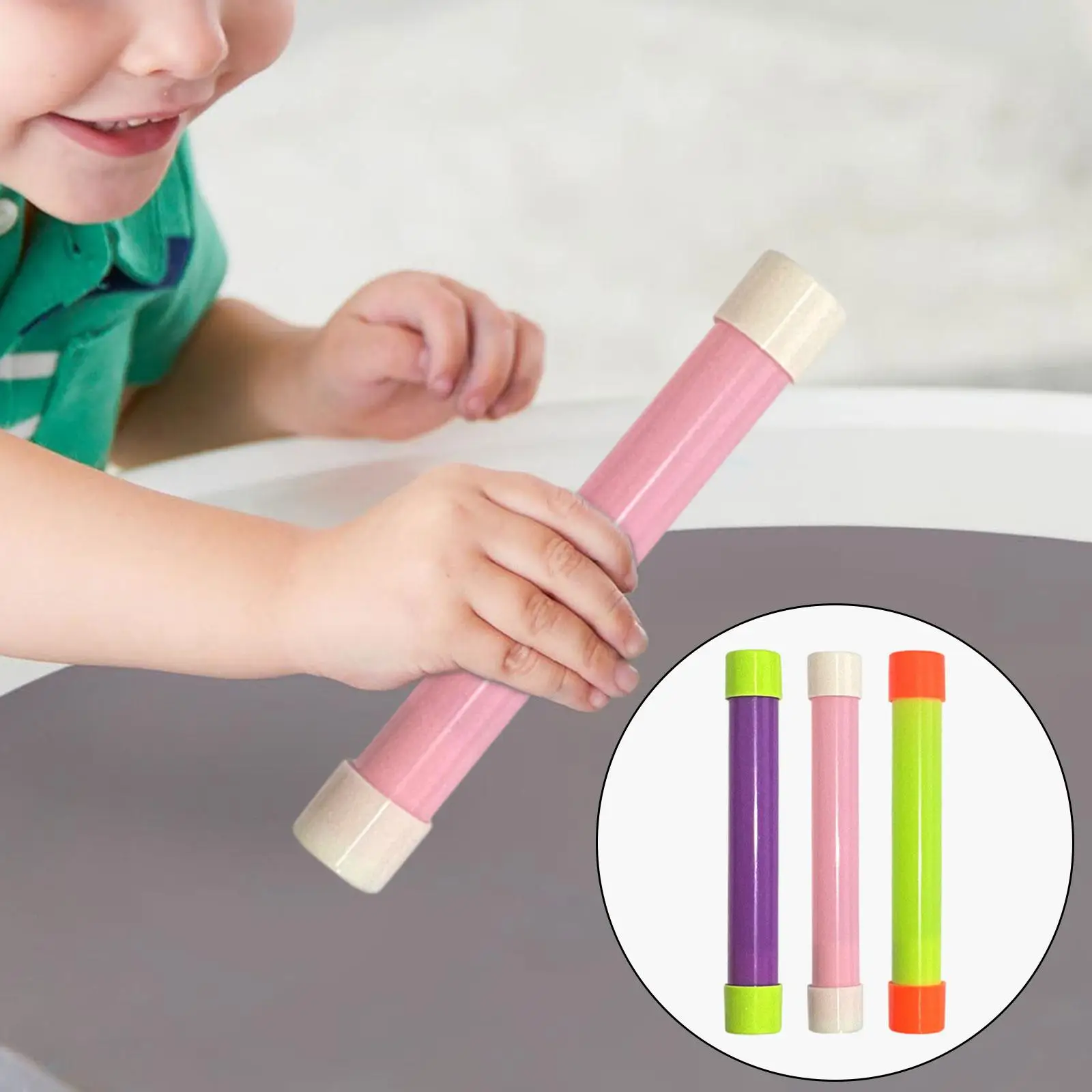 3Pcs 6.5in Groan Tube Noise Maker Novelty for Gathering Halloween Events Children's Vocal Tube Toy Spoof Weird Call Stick
