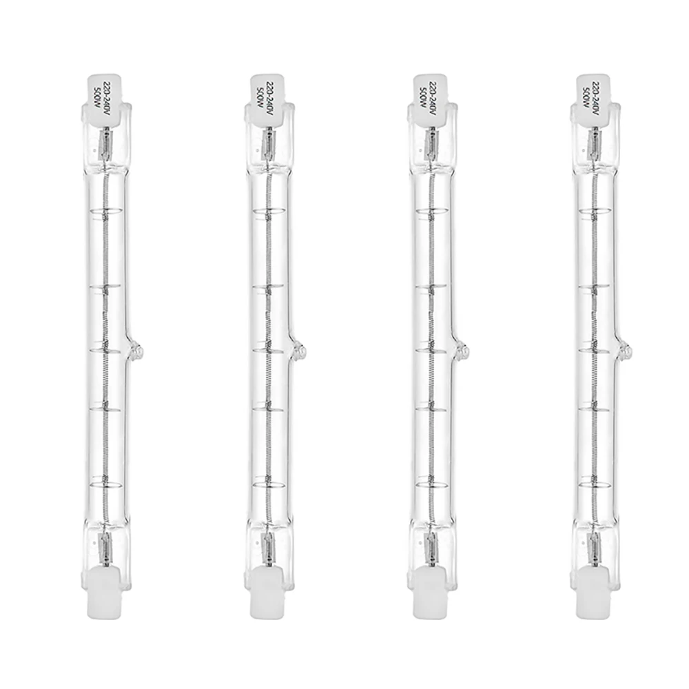 Description Picture 2 of item10pcs Linear Halogen Lamp 78mm 118mm 189mm 254mm 220V 200W 300W 400W 1000W R7S Double Ended Filament Flood Lights Quartz Tube