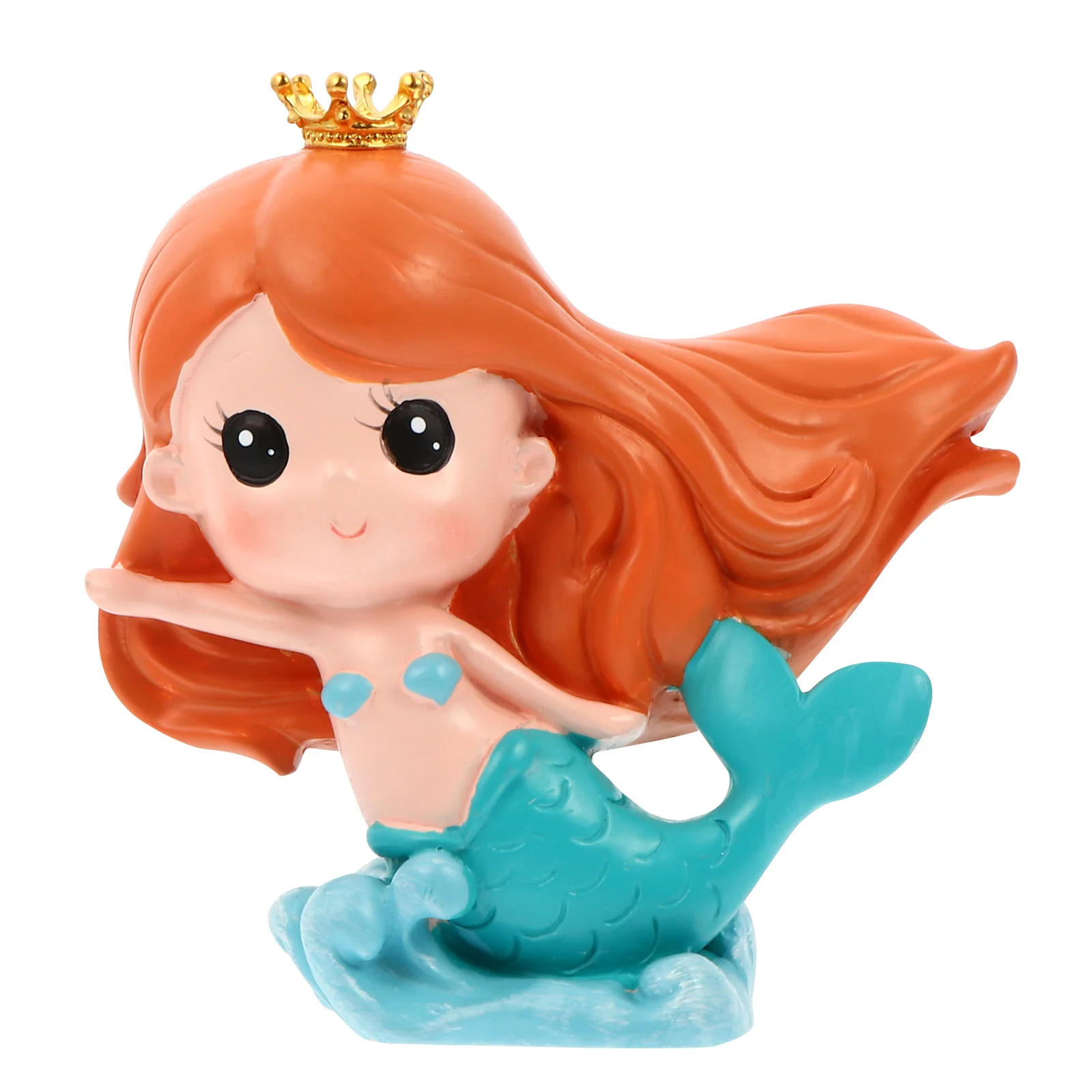 

Cake Decoration Dashboard Decorations Mermaid Miniature Figurines Ornaments Lovely Living Room Resin