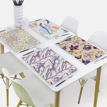

Modern Minimalist Floral Placemats Bowl Mats Placemat Coffee Table Decor Mats & Pads Placemat Kitchen Mat Rectangle Eco-Friendly