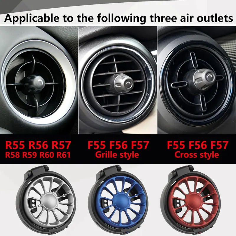 경량 아연 합금 자동차 컵 홀더 공기 배출구 장식, BMW 미니 F55 F56 F57 R55 R56 R57 R58 R59 R60 R61 차량용 도구 부품