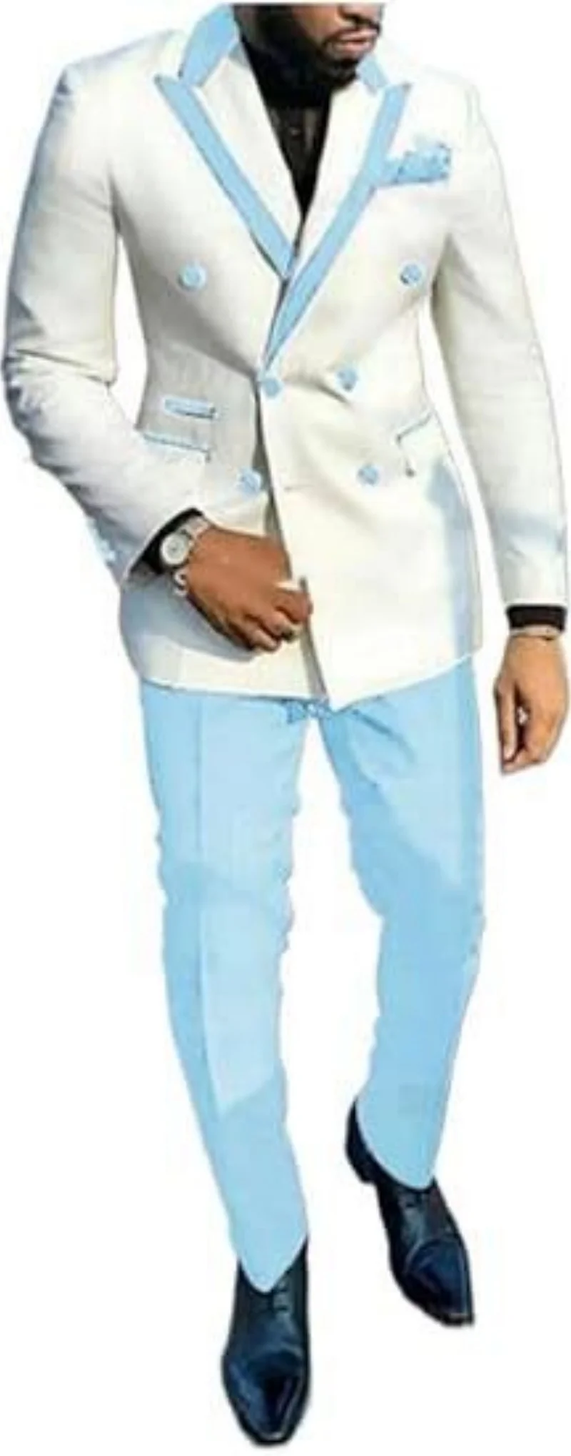 Elegant Fashion Men's Suits 2 Pieces Blazer Pants Peak Lapel Suits for Men for Wedding Business Full Man Terno Comfy Men's Suit