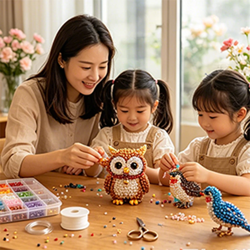 Deluxe 3D Animal Beading Craft Kit