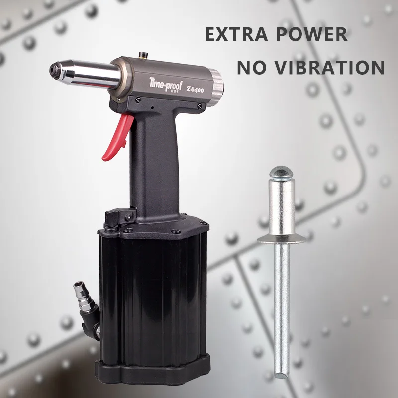 up to 6.4mm Air Rivet Gun Pneumatic Riveting Tool Riveter for 4.0-6.4 mm Blind Rivets Z6400 3