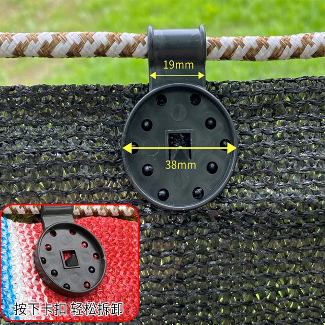 1Db Árnyék Ruhás Klipek Napfényes Nettó Klip Kerítés Telepítő Horog Üvegházhatású Film Sátor Napfény Bilincs Kiegészítők - Image 3