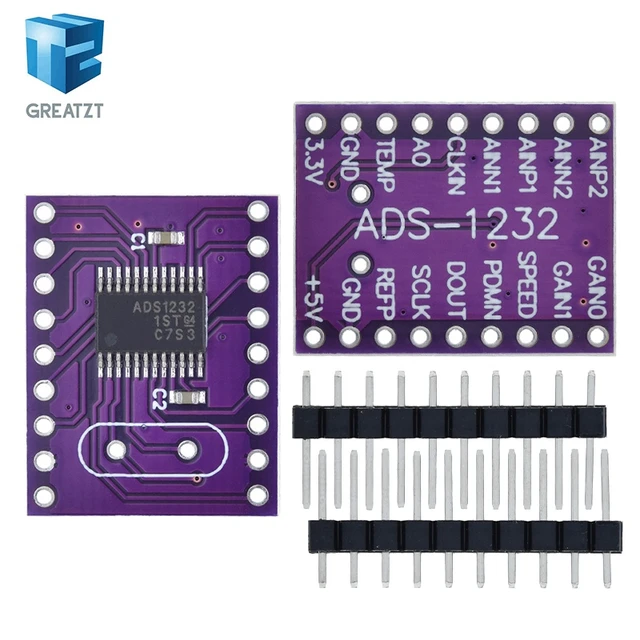 Interfacing ADS1232 High Precision 24-Bit ADC With Arduino, 60% OFF