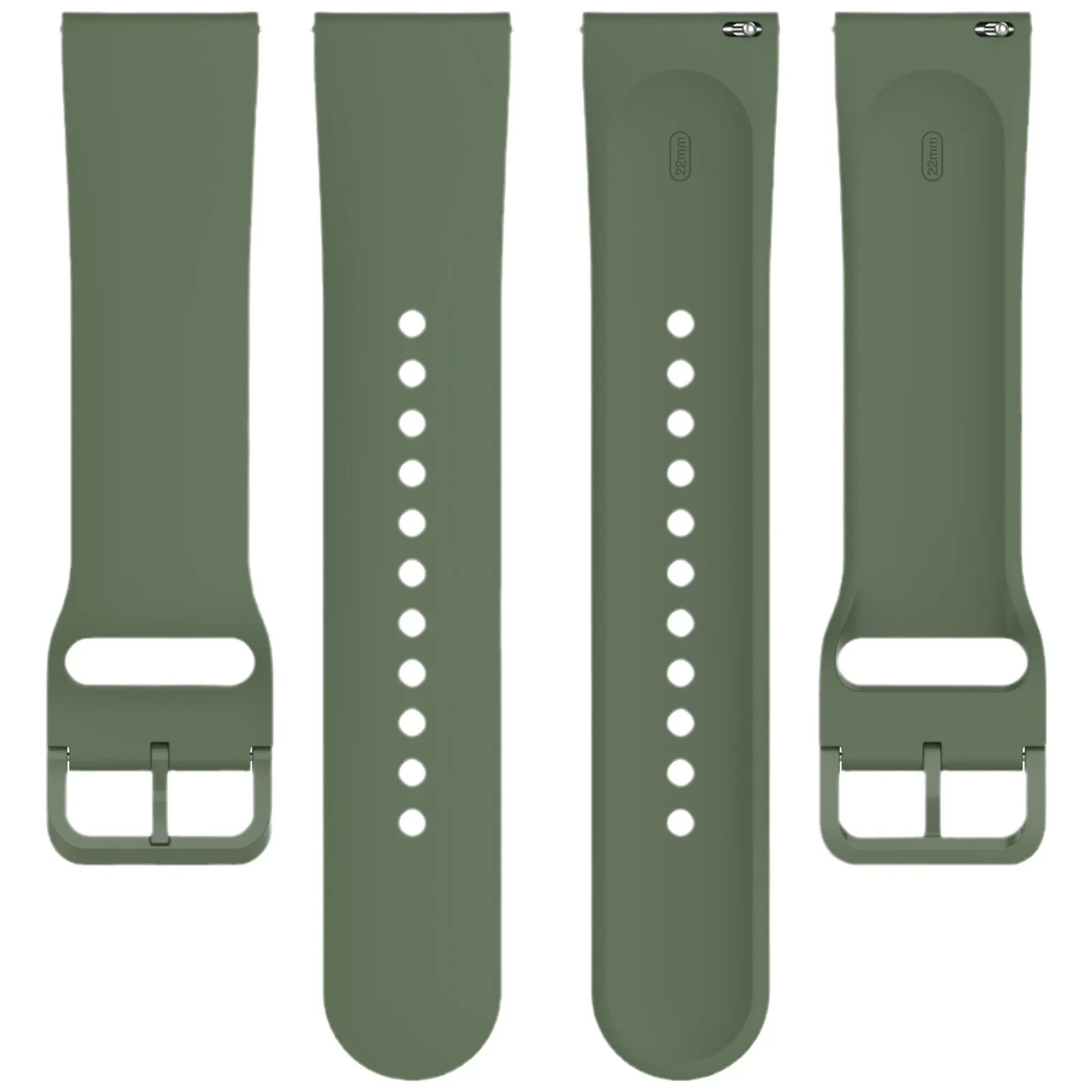Silicone Sport Strap for Smartwatch - 22mm Premium Accessory Band
