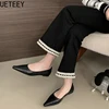 2025 Spring Slip On Women Loafer Shoes Fashion Shallow Party Wedding Prom Candy Color Female Flats Shoes 3