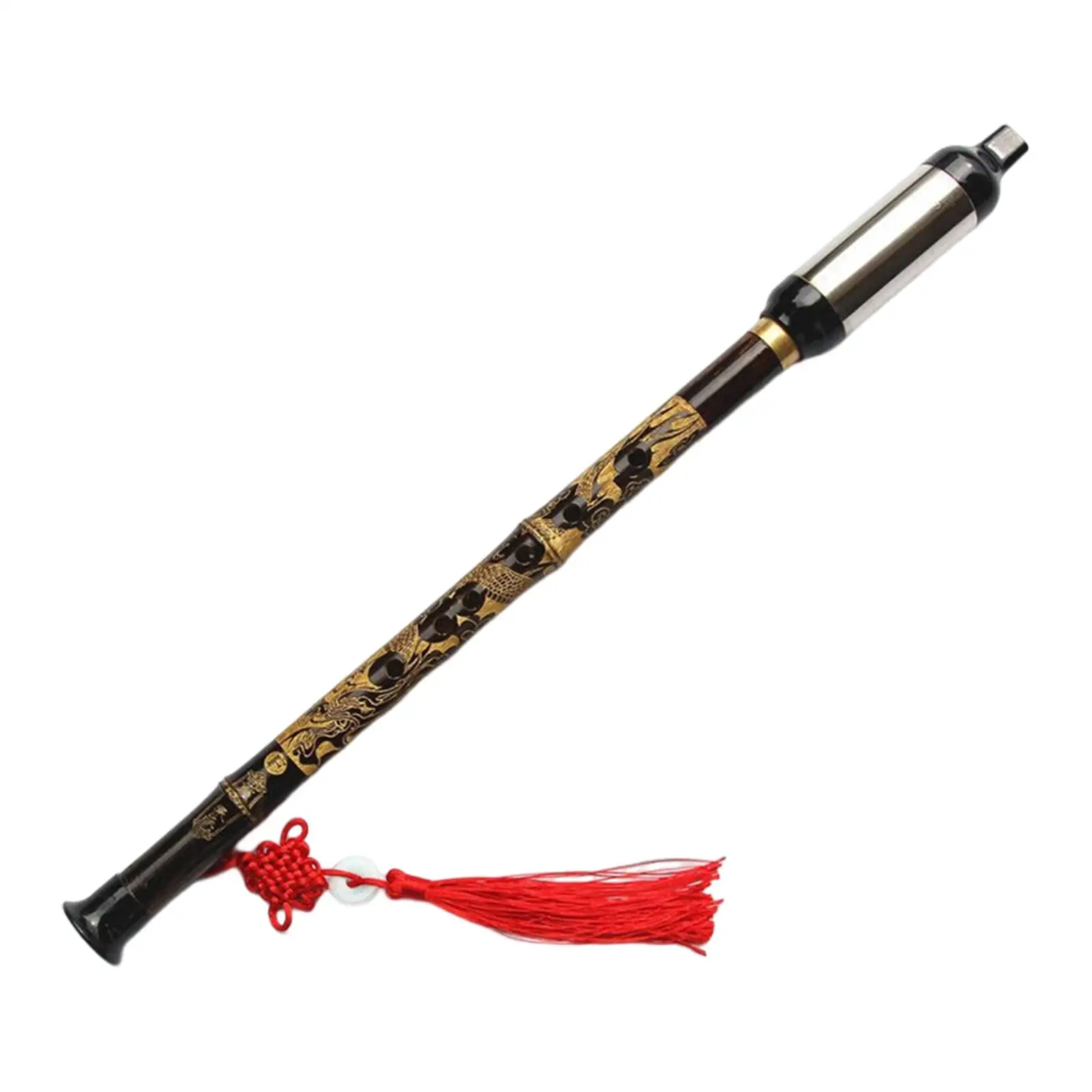 Bamboo Bawu Tune G Chinese Ethnic Instrument Bawu Flute Chinese Woodwind Flauta Detachable Bau Pipe for Beginners