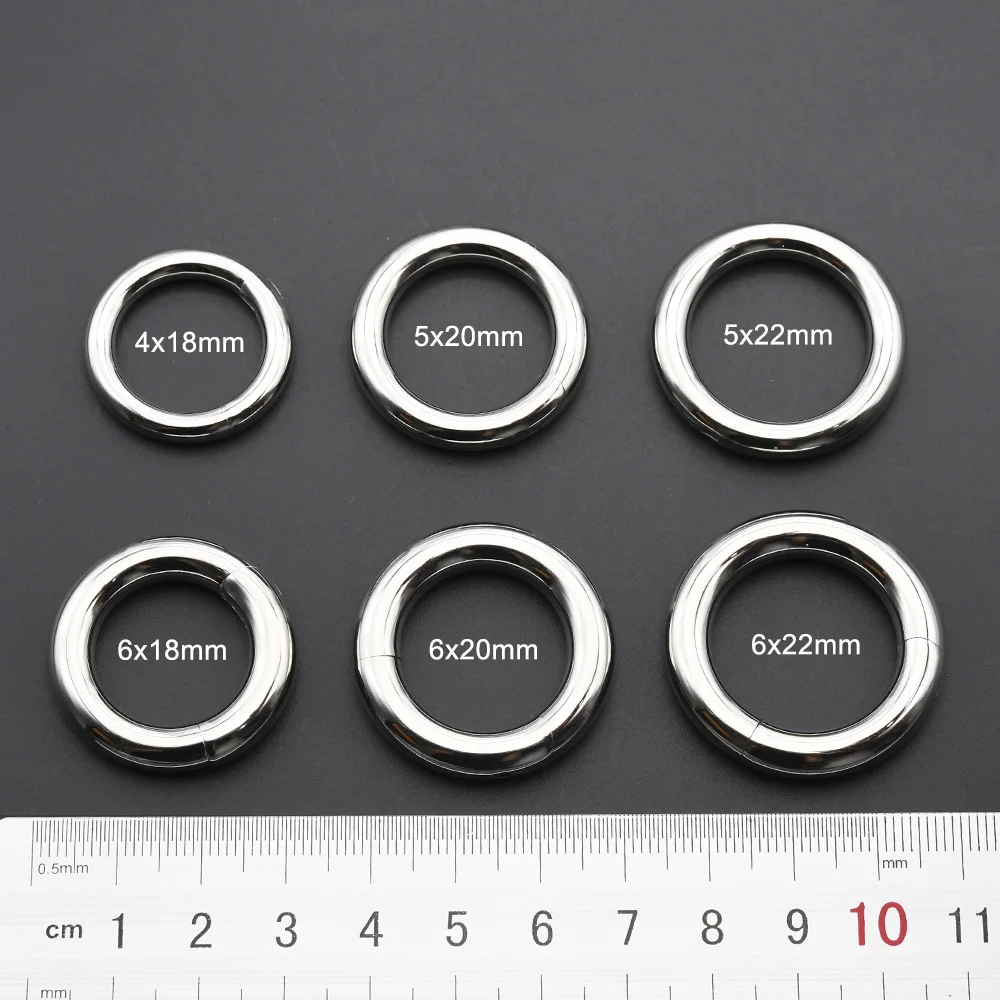 Glatter, aufklappbarer Edelstahl-Segment-Reifenring, 00 g, großer Septum-Clicker, BCR PA-Piercing, Nasenring, Ohrdehner-Gewichte – Detail 3