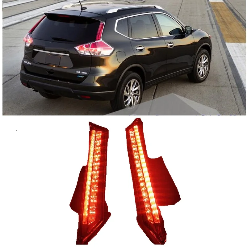

Led Rear Brake Lights For 2017 2018 2019 2020 Nissan Xtrail X-trail 2014 2015 2016 High Additional Brake Lights Auto Accessories