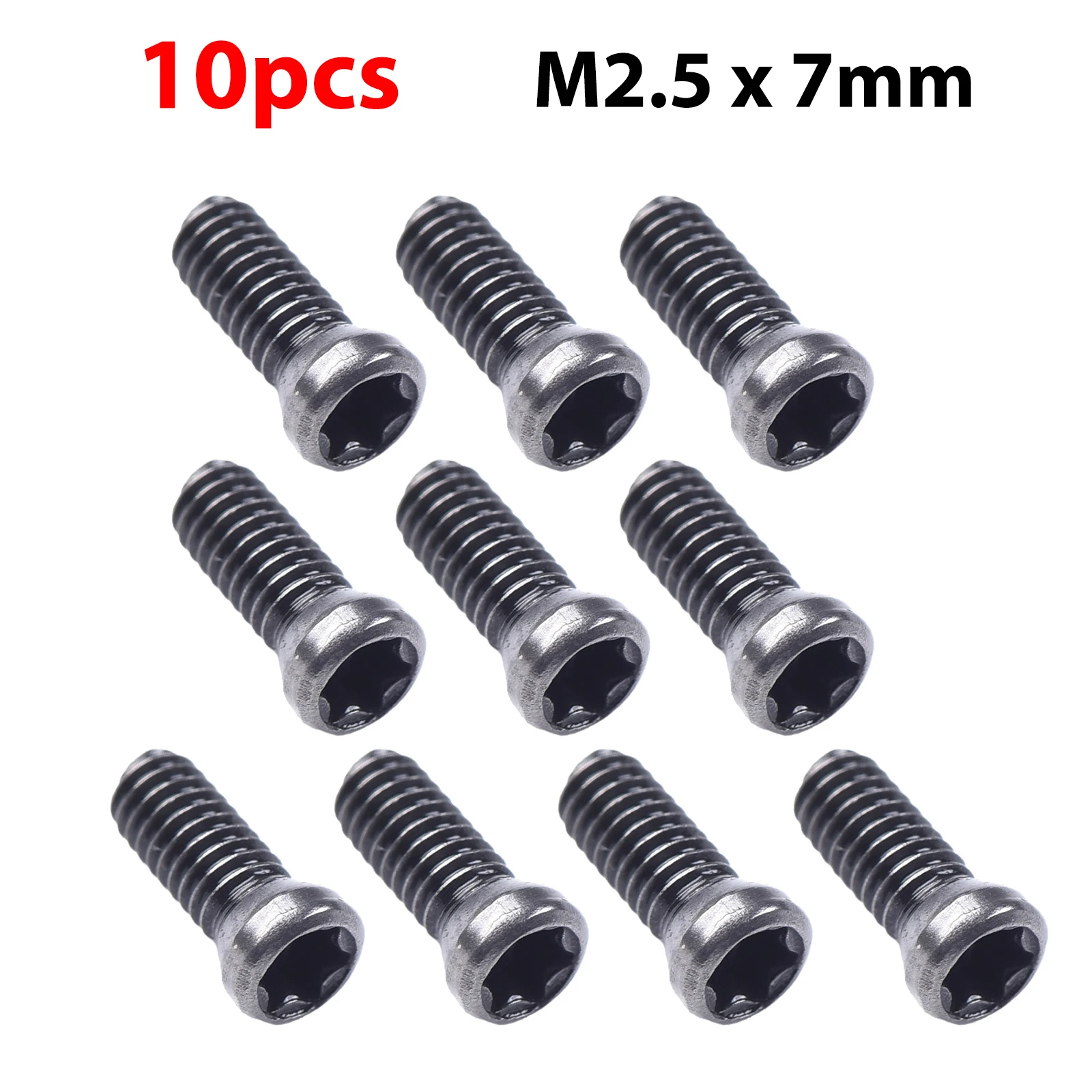 

10pcs Torx Screws For Replaces Carbide Insert CNC Lathe Tools Household Office M2.5/M3.5/M4-Torx Screws Tools Parts
