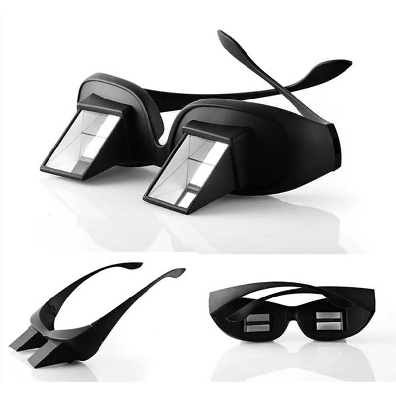 Creative Lazy Eyeglasses Lazy Reading Glasses Prismatic Horizontal Glasses Lying Down Bed Reading Watching HD Readers