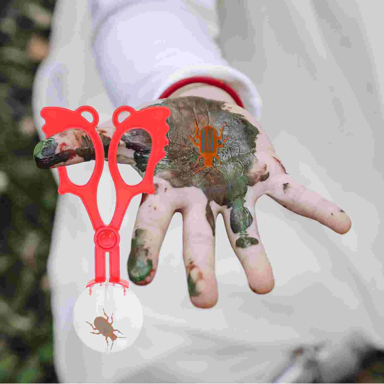7 Pcs Insect Scissors Planting Kit for Children Bug Catcher Kids Bugs Insects Tongs Inspectary Tweezers Suite Biology 3