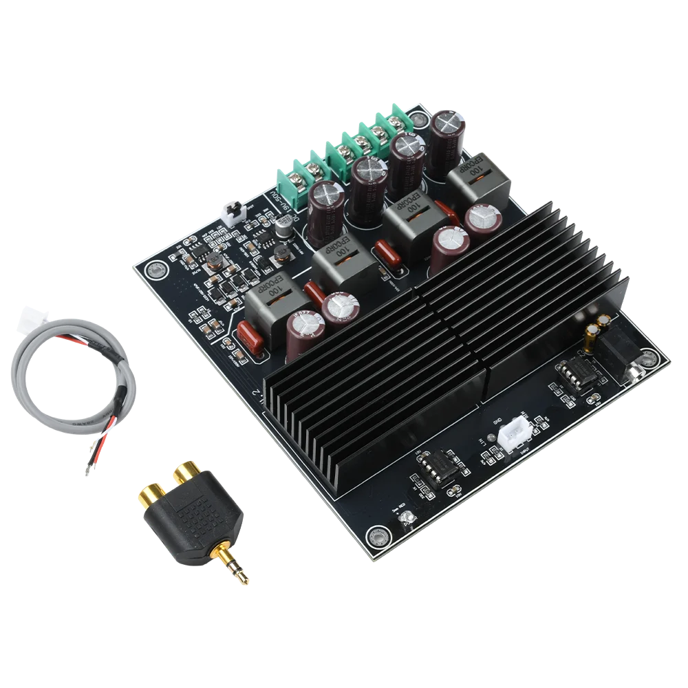 DualCore TPA3255 Stereo Verstärker Modul HIFI Power Verstärker 2 Kanal 600 W + 600 W Klasse D Digital Audio Verstärker bord DC19-50V – Detail 1