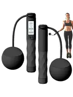 Ropeless Jump Rope Anti-slip Cordless Skipping Rope Counting Smart Weight System Indoor Fitness Equipment Adjustable Digital 1
