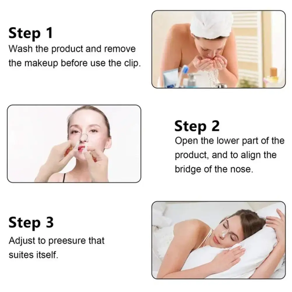 Nose Shaper Lifter Clip Skin Scraping Smooth Edge Tightening Nose Clip Portable Nose Shaper Nose Shaping Roller Massager 6
