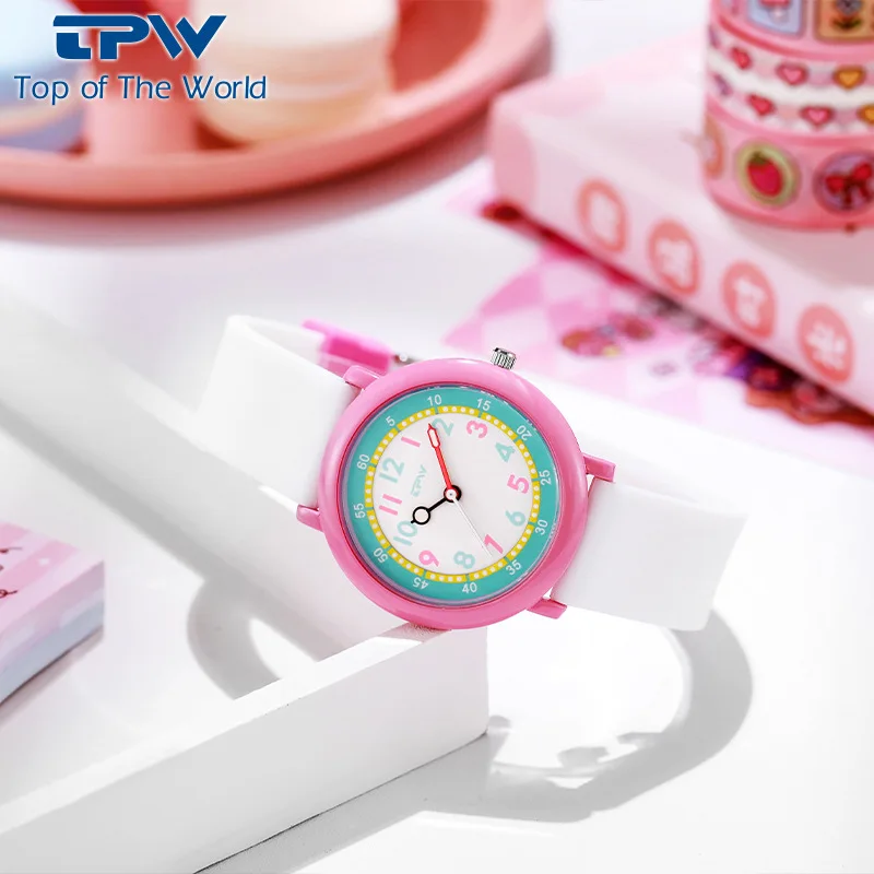 Colored Dial Children's Watch Leisure Glow Student Quartz Sports Outdoor Waterproof Exam Boy and Girl Watch Gift 6