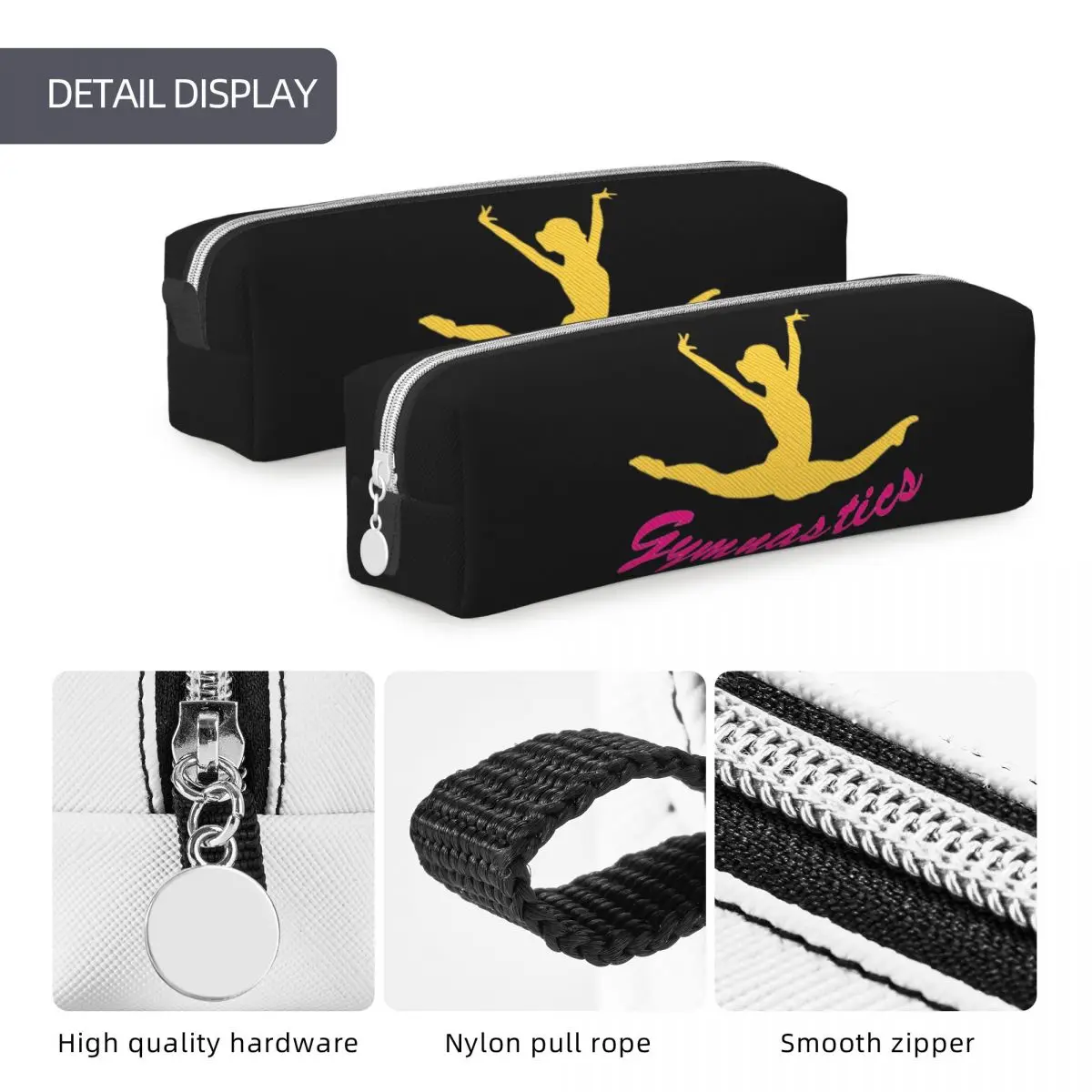 Estojo de Ginástica com Zíper para Meninas estojo de ginastica com ziper para meninas 04