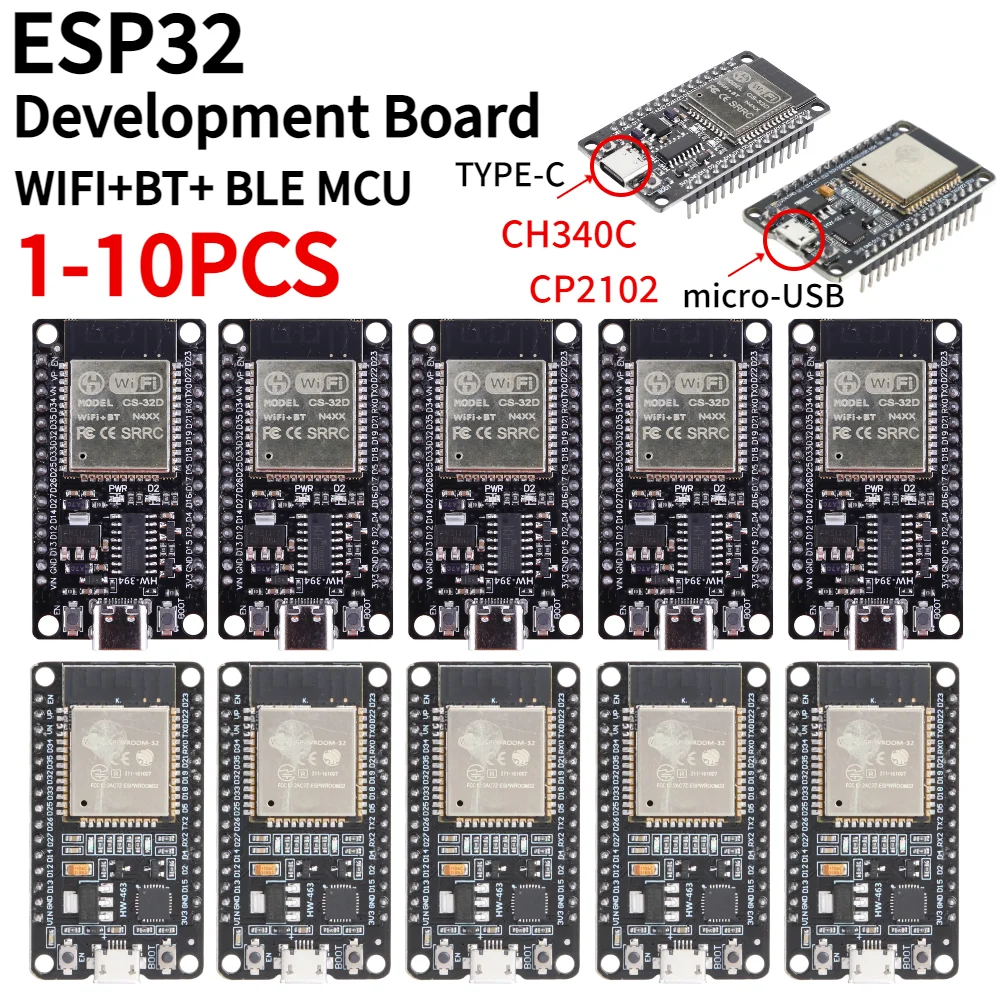 รูปสินค้า บอร์ดพัฒนา ESP32 WiFi+Bluetooth สำหรับ IoT ใช้งานง่าย