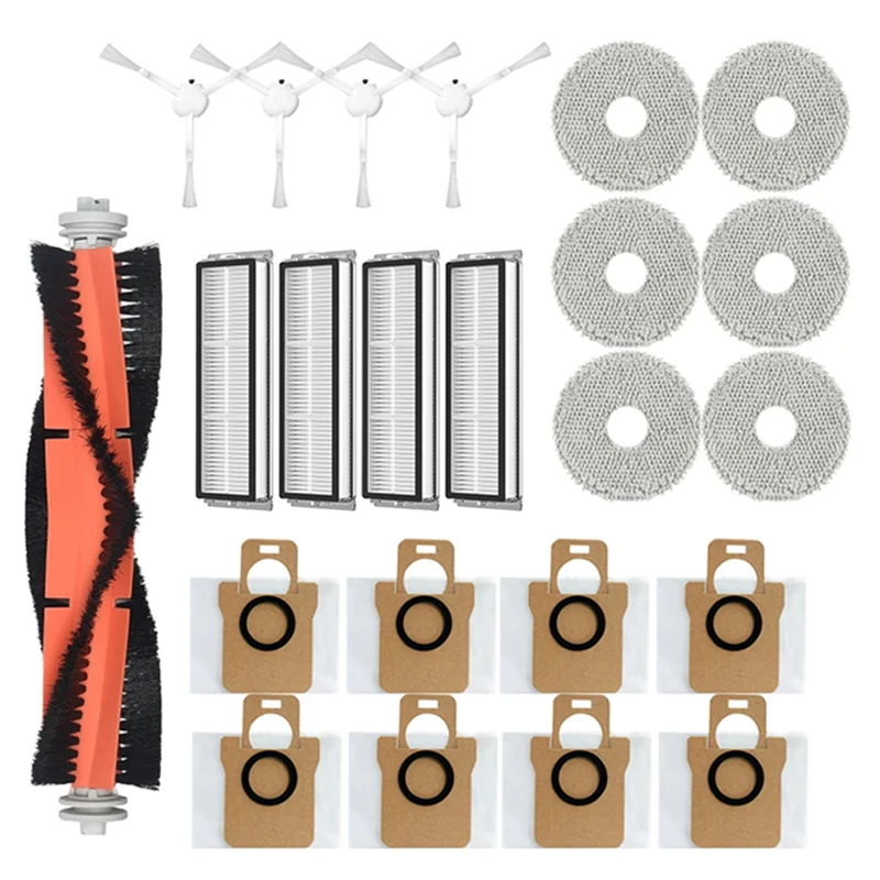

For XIAOMI Mijia Omni 1S B101CN B116 Accesories Main Side Brush Hepa Filter Mop Dust Bag Robot Vacuum Cleaner Parts