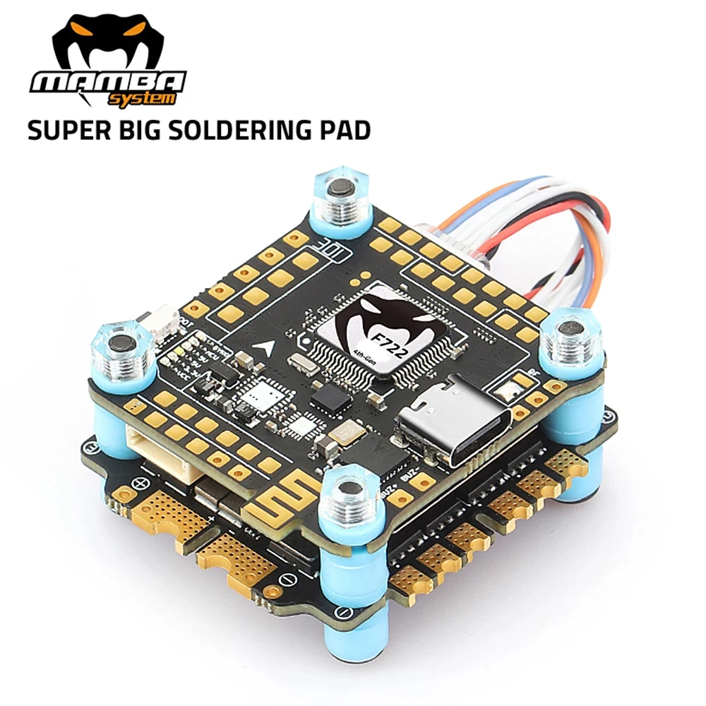 ตัวควบคุมโดรนแข่ง 4in1 ESC Dshot สำหรับ FPV Racing Drone