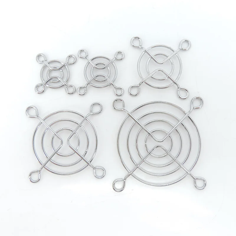 CPU 냉각 선풍기 가드 보호 금속 그릴 컴퓨터 섀시 커버 네트, 냉각 팬, 30mm, 40mm, 50mm, 60mm, 70mm, 80mm, 120mm