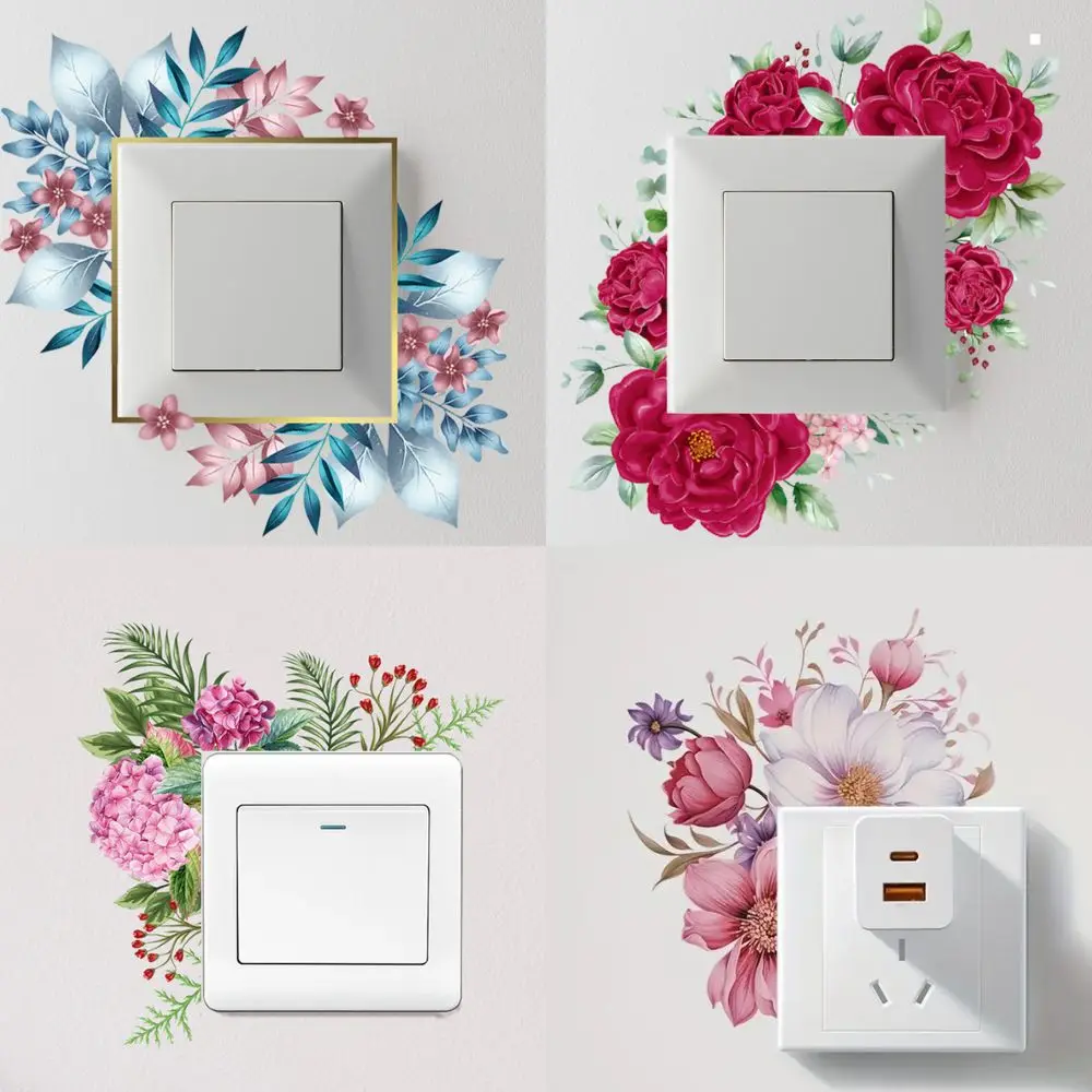 25Pcs Stickers Autocollant Mural En PVC Décor - 15 X 15 Cm - Vert