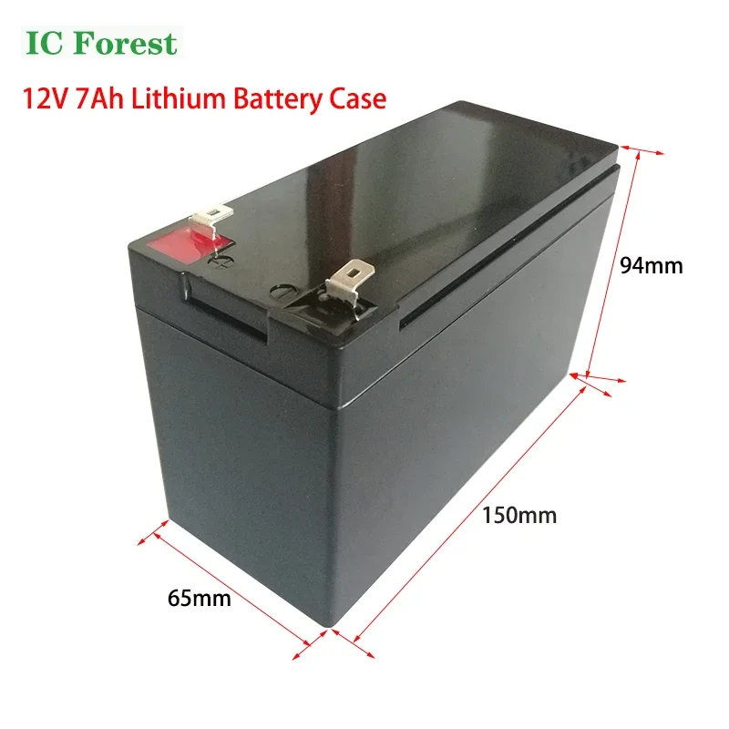 Obudowa baterii litowo-jonowej 12V, 7ah, 8/10ah, zastępuje kwas ołowiowy, obudowa baterii litowej, opryskiwacz elektryczny, specjalny plastikowy pojemnik do przechowywania 18650