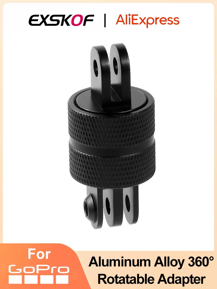 Staffa In Metallo A Sgancio Rapido Per GoPro Hero 11 10 9 8 7 6 5 E DJI Osmo Action – Piastra Con Foro Filettato 1/4-20, Adattatore Universale