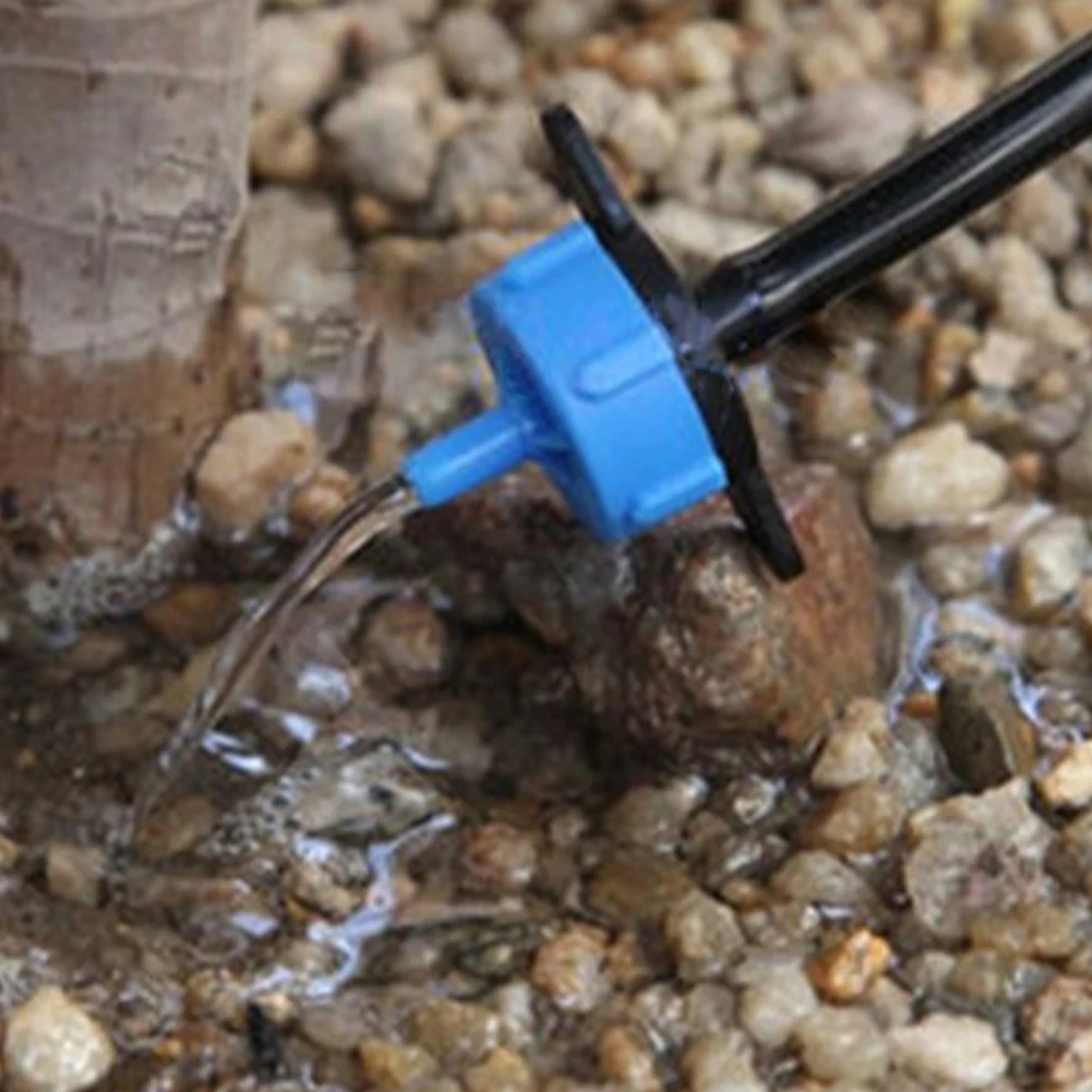100PCS Automatic Pressure Compensated Dripper Agricultural Garden Lawn Drip Irrigation Steady Flow Emitters 2L 4L 8L 4/7mm Hose plants irrigation kits,drip irrigation,garden dripper