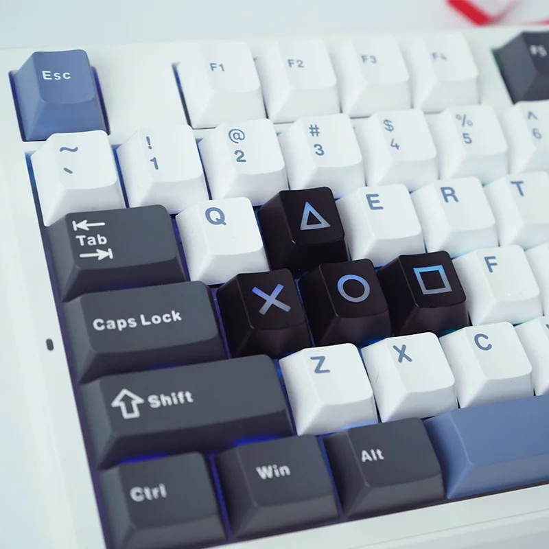 Oem Profile Keycap para Cherry mx Teclado Mecânico Custom Gaming Keyboard Key Cap Seta Wasd Backlight Keycap Vermelho e Preto - Imagem 3