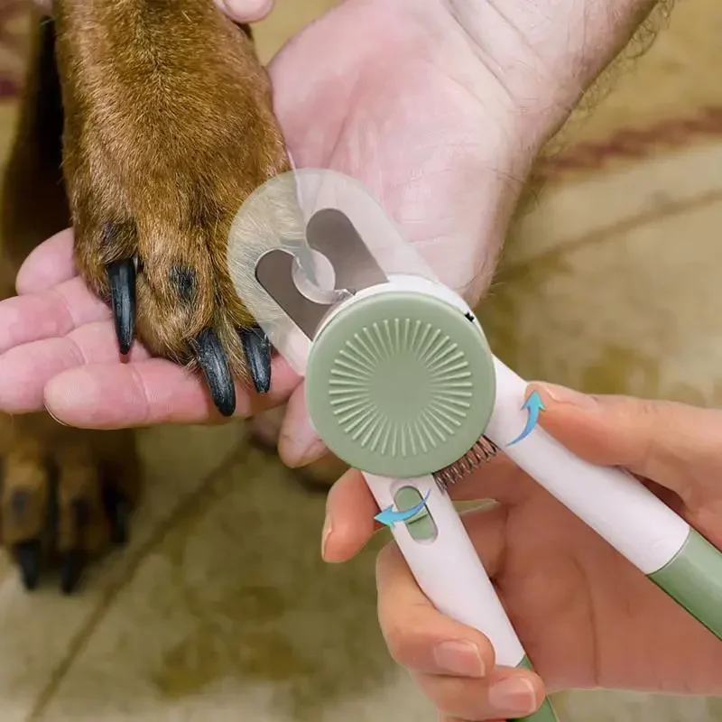 Pet Nail Clippers Cat Claw Trimmer With LED Light Cat Grooming Nail Cutting Anti Scratch Bite Clipper For Pet Claws Dog Supplies