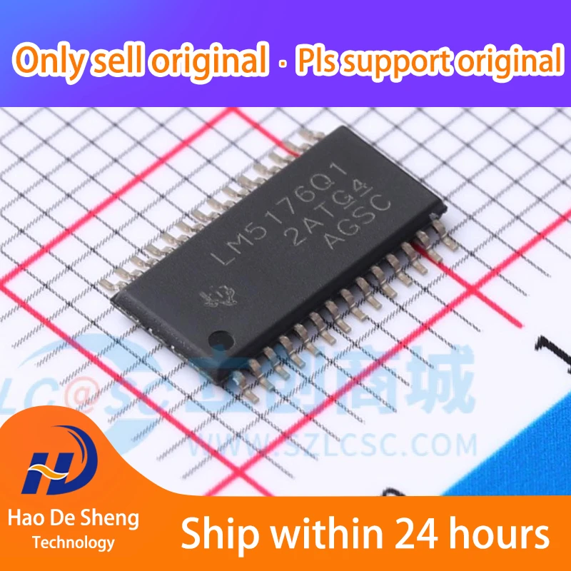 

10 шт./лот LM5176QPWPRQ1 HTSSOP28 новая Оригинальная фотография