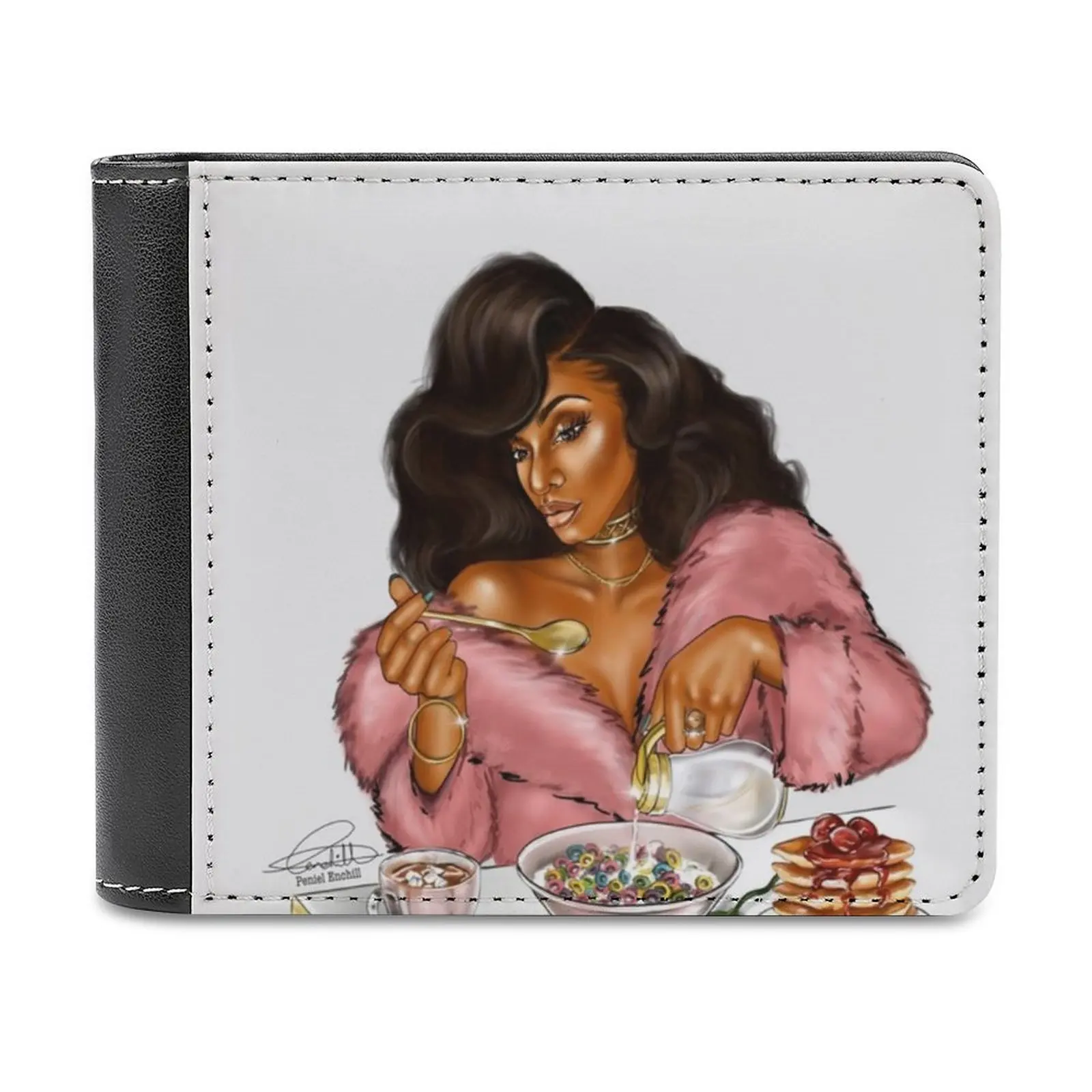 

Glamfast Leather Wallet Short Slim Male Purses Money Credit Card Holders Men Wallet Peniel Enchill Blackgirl Blackgirl Magic