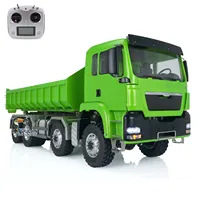 LESU 1/14 RC Roll On/Off Tipper Truck MAN TGS 8x8 Hydraulic Dumper Car Toucan DIY Light Sound Remoted Control Model THZH1428 2