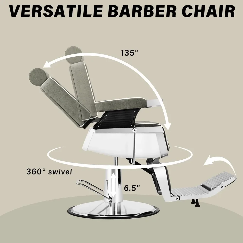 Barber Chairs.Hydraulic Salon Chair Heavy Duty Barber Chair Hair Salon Chairs for HairStylist for SalonChair Tattoo Chair Beauty 4