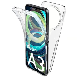 360° Full Body Clear Shockproof Dual Layer Phone Case for Redmi Note 12Pro 5G