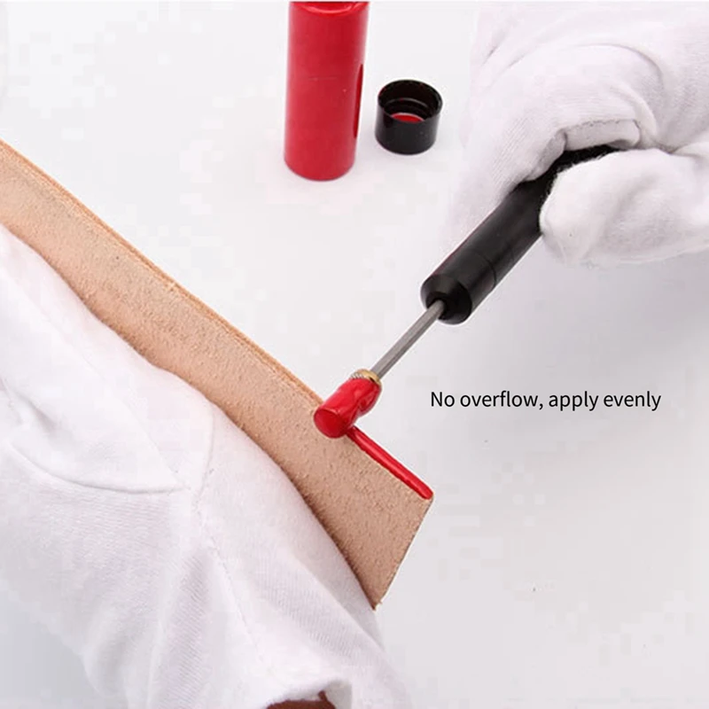 수제 가죽 DIY 엣지 오일 펜, 염료 엣지 페인트 롤러 펜 어플리케이터, 가죽 엣지 씰링 도구
