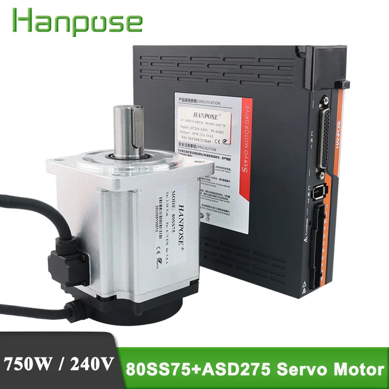 Kit Servo Motor Cnc Servo Motor Encoder Servo Motor Ac Kit 80ss75