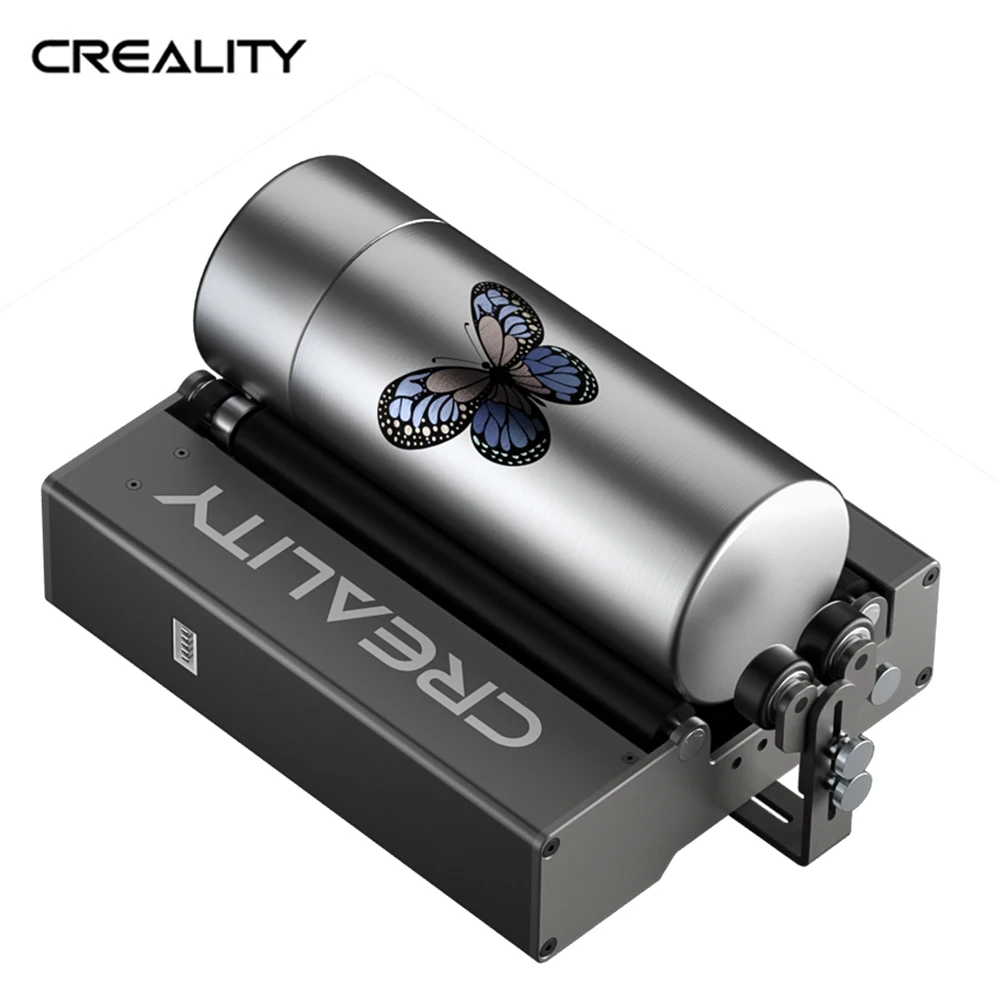 CREALITY Rotary Roller for Laser Engraving Machine 22W Falcon2 CR-Laser Falcon 10W Adjustable Width Engraving Cylindric