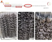 3C4A Birman cheveux bouclés paquets vierge cheveux humains birman vietnamien brut Extensions de cheveux humains en gros pour pleine tête 18A 5