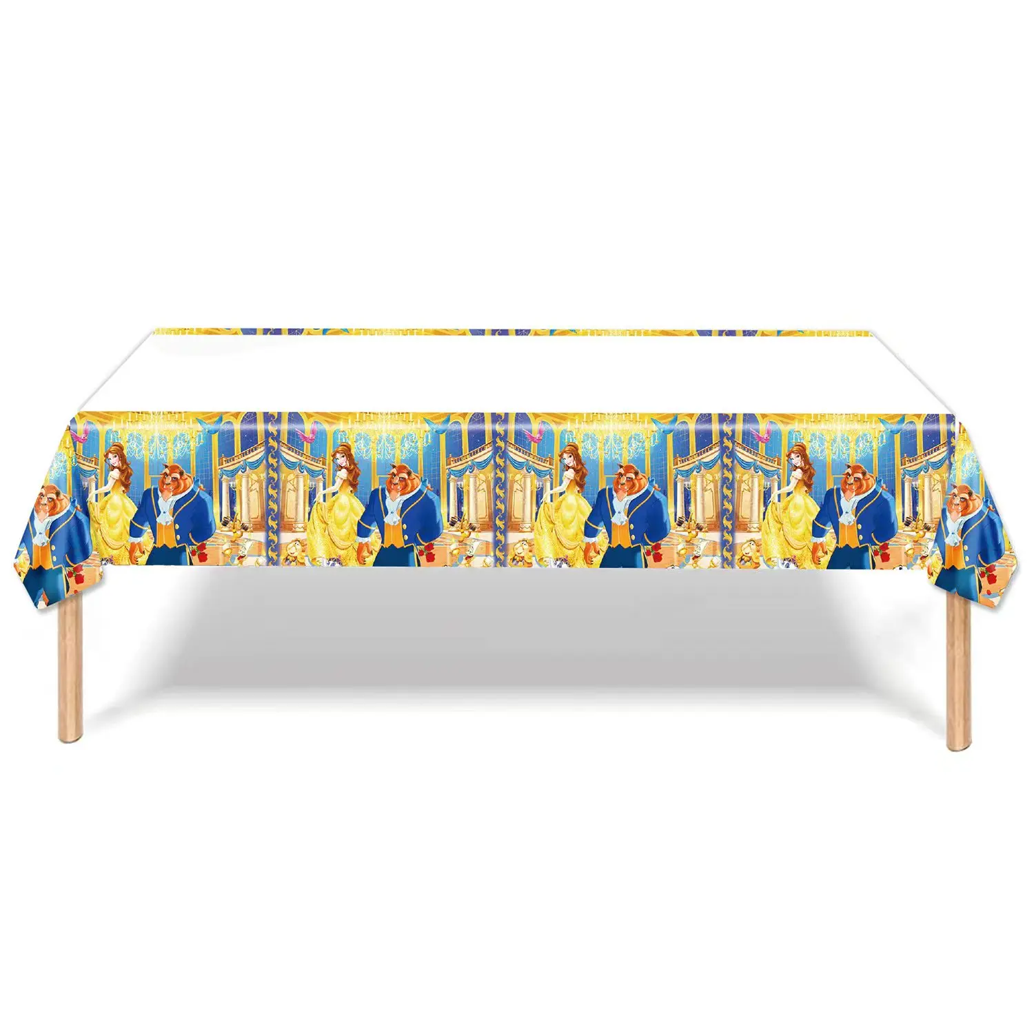 Disney Princess Beauty And The Beast Birthday Party Supplies Decor Tableware Cups Plate Balloon Tablecloth Banner Baby Shower