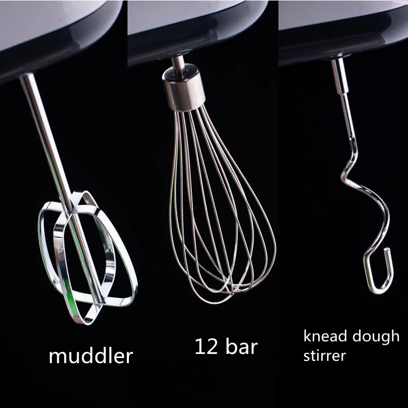 Description Picture 3 of itemEgg beater Household hand-held electric small baking cake cream mixer stainless steel egg beater