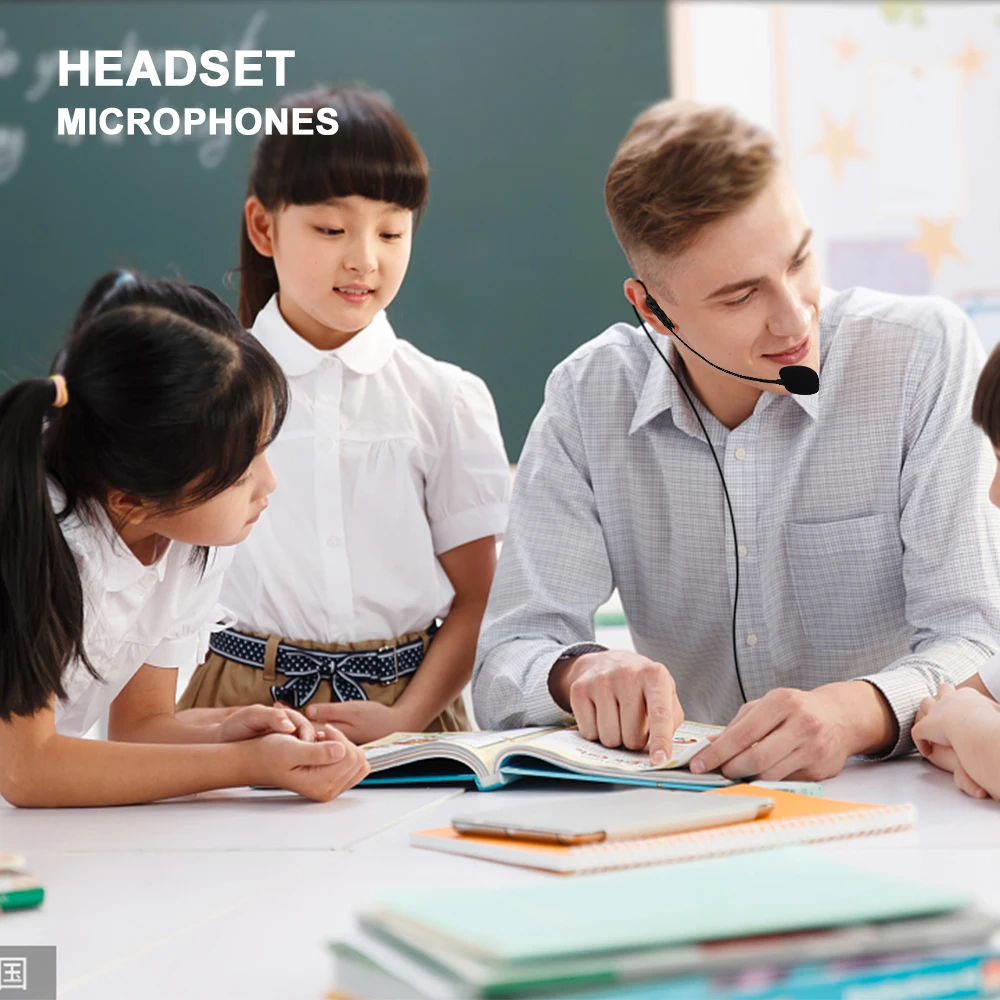 Wireless Lavalier Microphone With Headset Lavalier Beltpack Transmitter Receiver Collar Headset mic for audio mixer Recording