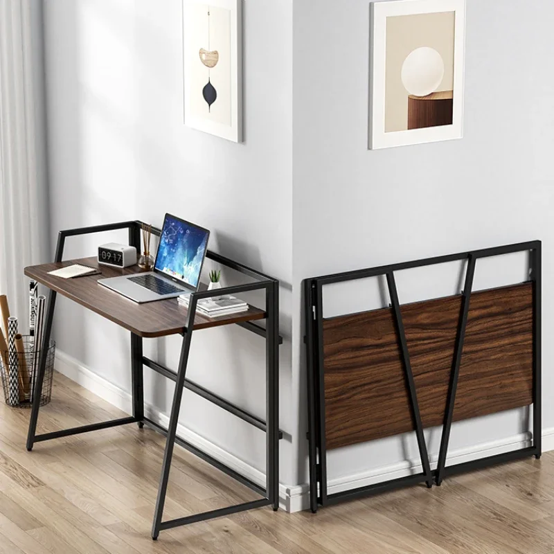

Folding computer desk, home simple writing desk, folding table, bedroom free installation, small table, student study desk