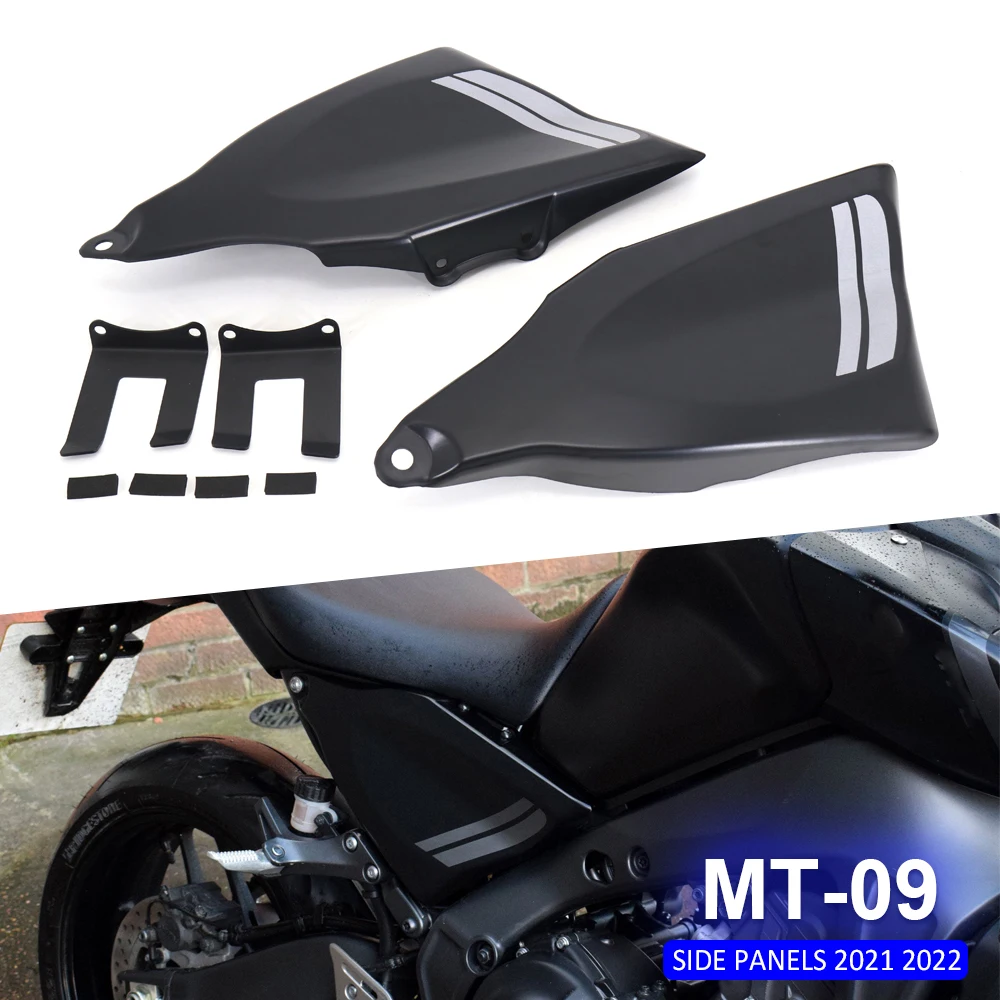 

For YAMAHA MT09 MT-09 MT 09 mt 09 2021 2022 New Motorcycle Accessories ABS plastic Side Panel Cover Protection Decorative Covers