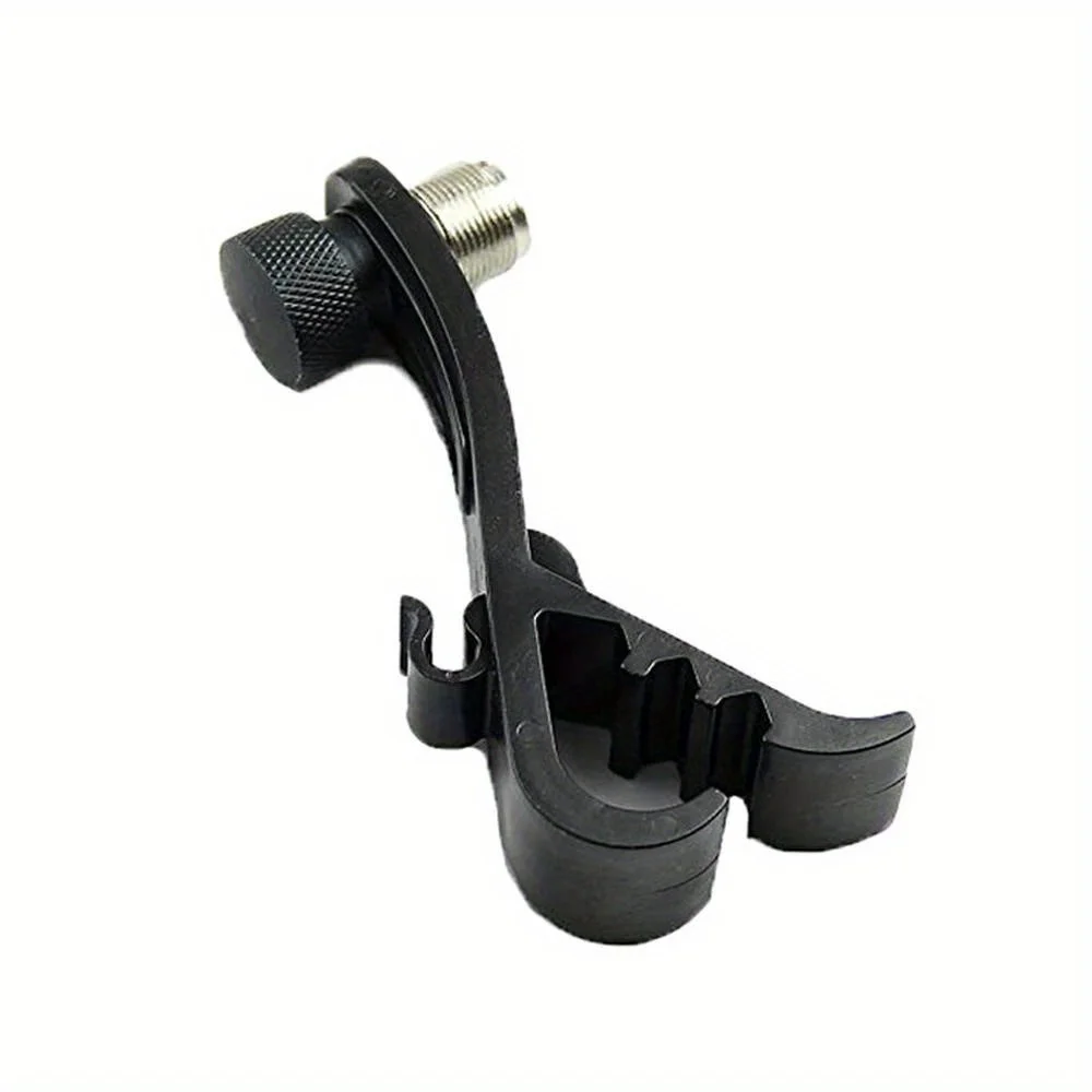 Microphone Stand Lavalier Microphone Clip 1PC Drum Microphone Clip Adjustable Mic Clamp Holder Stand Drum Rim Mount Clamp