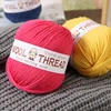 500g medium coarse wool yarn fine handmade DIY production knitted fashionable warm sweater scarf hat yarn ball 3