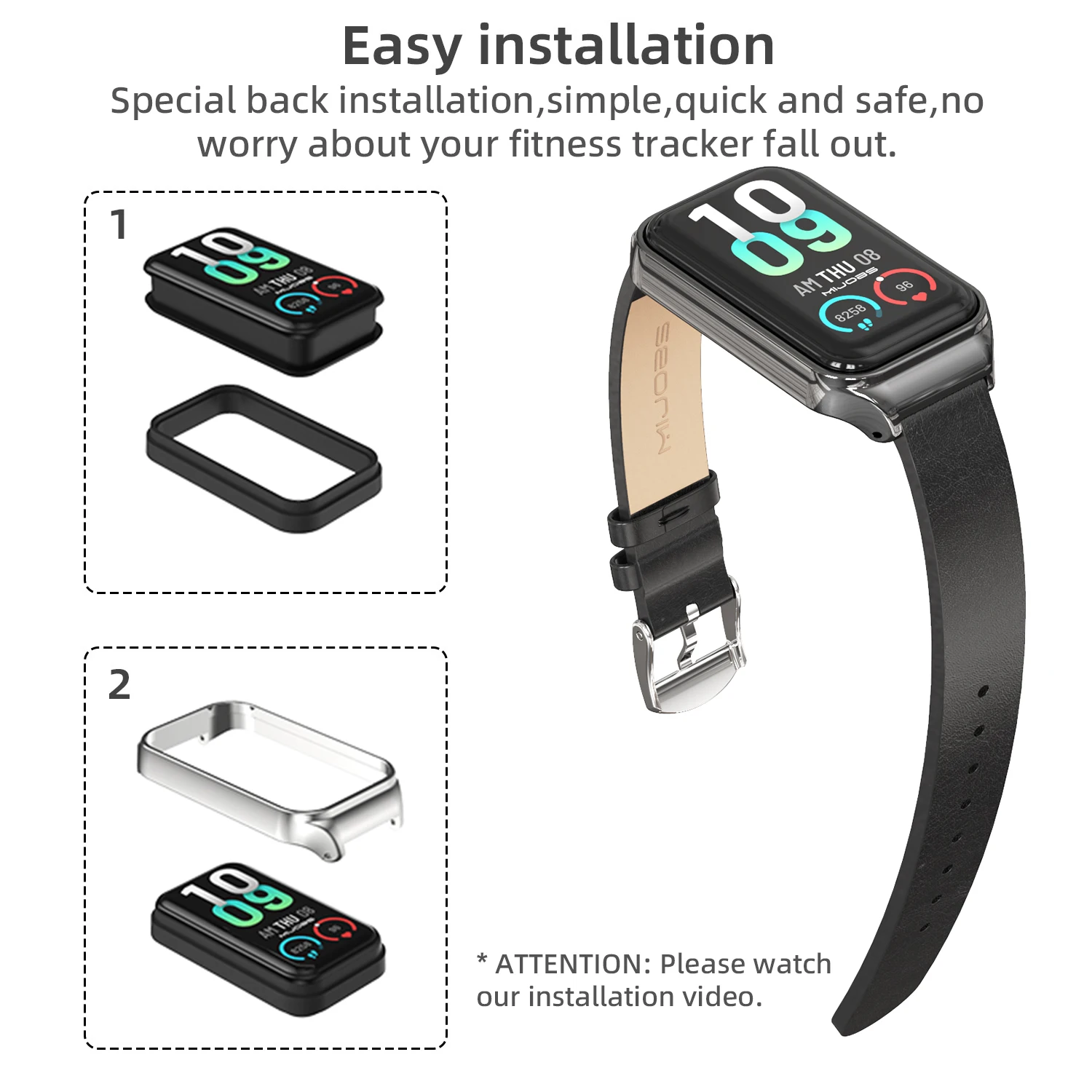 Amazfit Band 7 손목 밴드용 가죽 스트랩 소프트 워치 밴드 Amazfit 7 밴드 Correa 시계 밴드용 교체 팔찌